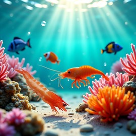 Tustao Red Fake Shrimp Model Artificial Shrimps Figures Realistic Seafoods Decorations Realistic Fake Prawns Photo Props Home Decor Realistic Prawns, Artificial Fruits Home Décor