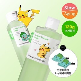 [Pokemon Edition/Pore Care] Ingredient Editor Green Tomato NMN Pore Hydro Soothing Toner 350g Special Offer (+120g) / 성분에디터 그린토마토 NMN 포어 하이드로 수딩 토너 350g 기획(+120g)