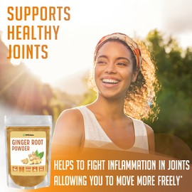 XPRS Nutra Ginger Powder - Premium Ground Ginger Root Powder with Potent Spicy Flavor - Ground Ginger Powder - Vegan Friendly Sustainably Grown Powdered Ginger (4 Ounce)