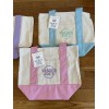 Unbranded NEW TRADER JOE'S MINI CANVAS TOTE PASTEL - SET