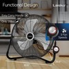 Lasko 20" Black High Velocity Wall Mount Fan with Pivoting
