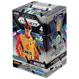 2020 Panini Prizm NASCAR Racing Blaster Box FACTORY SEALED includes 1 Bonus Pack containing Exclusive Blue/Carolina Blue & Green/Yellow Prizms