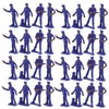 Toddmomy 50pcs Micro Police Figures Police Station Toys for Cop