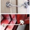 ExcInter Door Hold Open Black 3 inch Stainless Steel Cabin