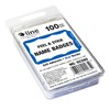C-Line Pressure Sensitive Peel and Stick Name Badges, Blue Border,