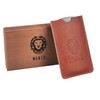 Premium 100% Oxhorn Dual-Action Beard Comb with Genuine Leather Case