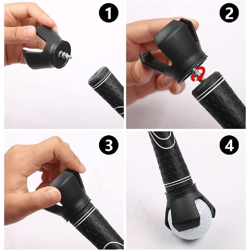 3PCS Golf Ball Picker Upper for Putter Golf Manual Ball