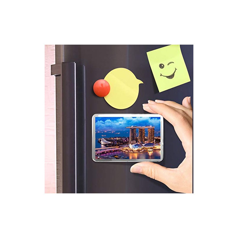 1 x Fridge Magnet - Marina Bay Singapore Travel Classic