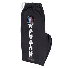 Popfunk The Vampire Diaries Damon Salvatore Mens Jogger Sweatpants, Black, 3X-Large