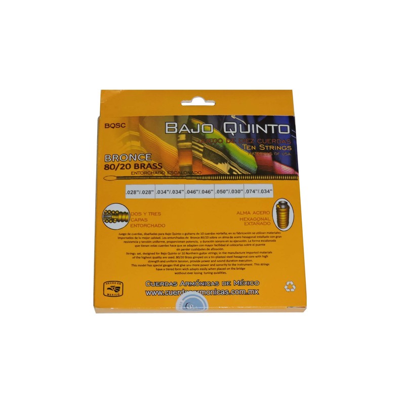 Selen Bajo Quinto Strings (Full Sets), Cuerdas Para Bajo Quinto