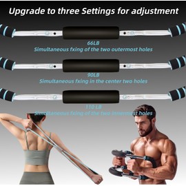 Twister arm Trainer,Arm Chest Trainer,Adjustable Chest Workout Equipment,Chest Workout Equipment,Portable Spring Resistance ，with 8-Shaped Muscle Relaxation Band，for Strength Training and Home Gym