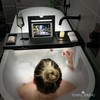Temple Spring Wooden Bathtub Tray, Bamboo Bathroom Accessories, Bath Tray