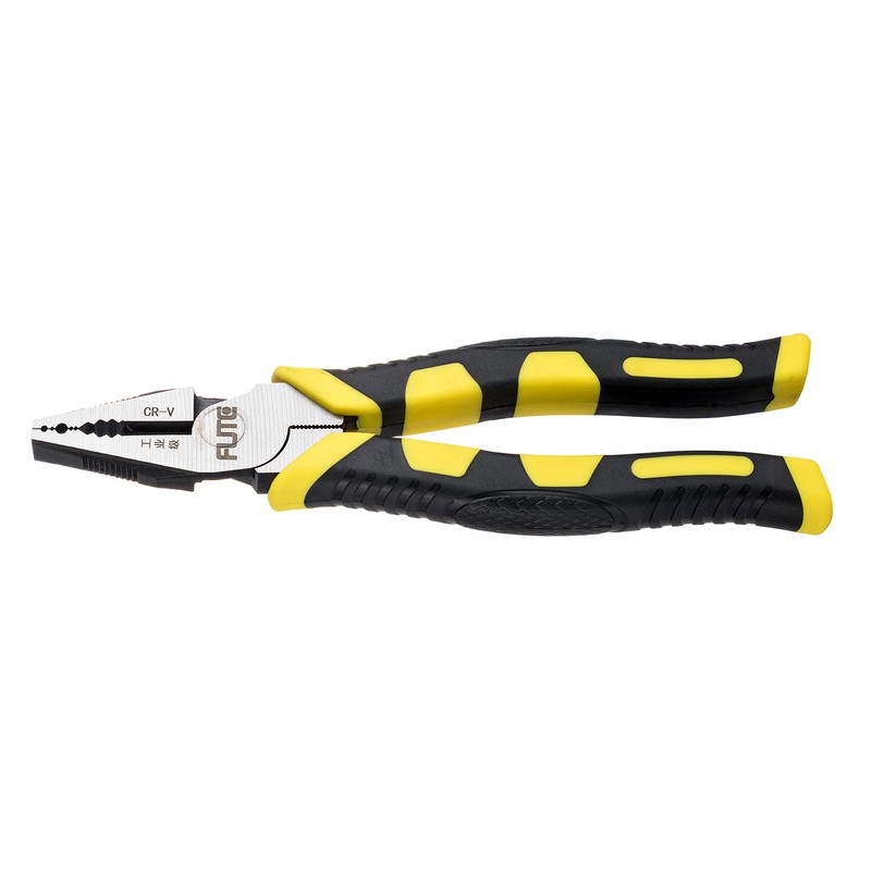 Power Combination Pliers 8 Inch Chrome Vanadium Steel Forged Cable