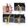 zalati Dollhouse Musical Instruments 5pcs Mini Toy Trumpet