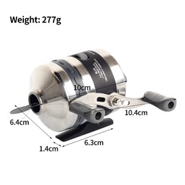 FENJANER Bowfishing Reel with Fishing Reel Seat Left and Right Reversible Handle,for Compound Bow and Recurve Bow (only Reel)