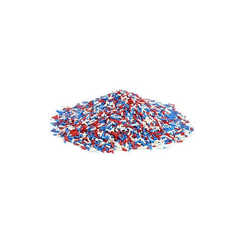 Candy Retailer All American Patriotic Cupcake Sprinkles (Red, White, &
