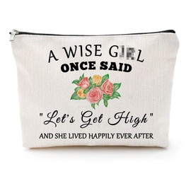 Sfodiary Encouragement Gifts for Women Inspirational Makeup Bag Funny Birthday Gift for Sister Daughter Friends Cosmetic Bag Motivational Christmas Graduation Present Travel Cosmetic Pouch