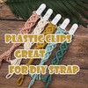 20 Pack Plastic Pacifier Clip Bulk 3/4 inch Bib Clips