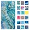 Luxton Ocean Turquoise Beach Towel, Quick Dry Beach Towel, Sand