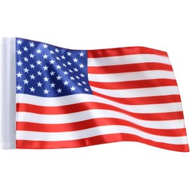 United States Motorcycle Bunting US Flag 9'' x 6'' - USA - US - American String Flags Replacement Fit for 3/8" Flagpole Hardware Luggage Racks