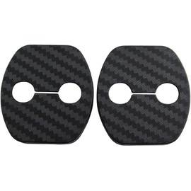 BRIGHTZ STRIKER-004-2PC ELF 100 CARBON STYLE DOOR STRIKER COVER 100 ISUZU