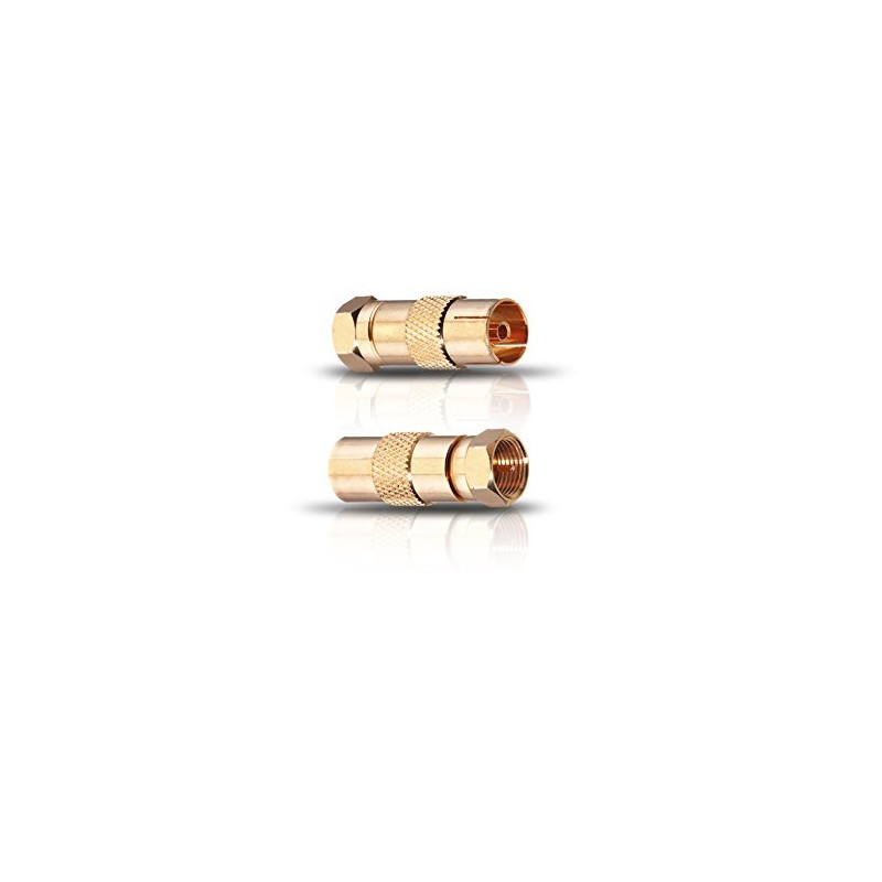 Oehlbach Adaptor Female Connector Co-axial M/F x 2