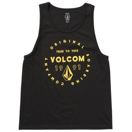 Volcom Men's Tank Top-Sleeveless Athletic Shirt-Breathable Cotton, Classic Fit for Beach, Training & Casual Wear, Black