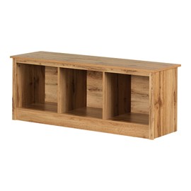 South Shore Fernley Bench with Storage Nordik Oak