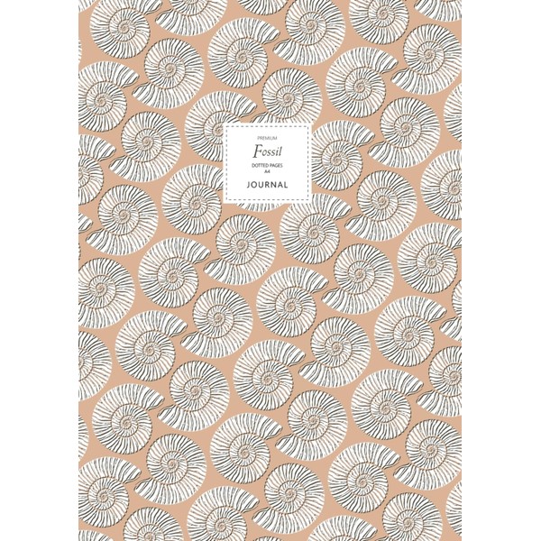 Fossil Journal - Dotted Pages - A4 - Premium: (Clay