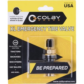 Colby Valve XL Emergency Valve Stem - installs from Outside of The Wheel