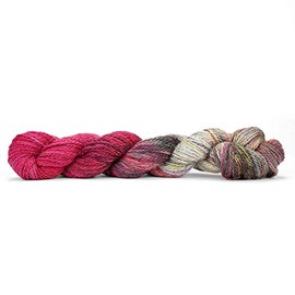 Pascuali Balayage Handgefärbt 80% Alpaka Wolle (Babyalpaka), 20% Schurwolle (Bio Merino Superfine) 50g, Wolle zum Stricken