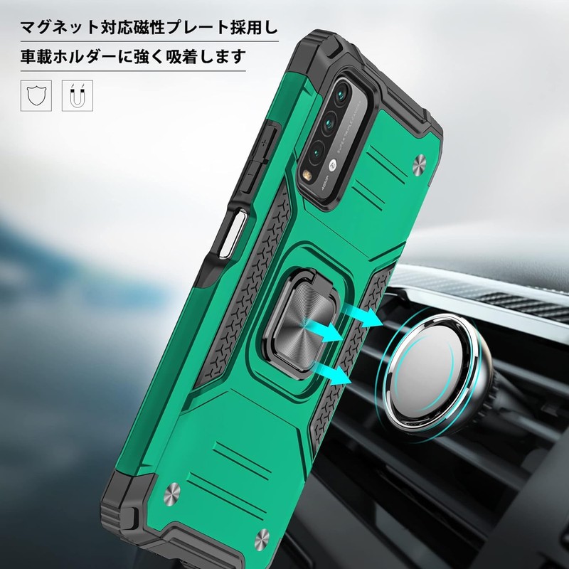 Redmi Note10 Pro Case with Ring, Shockproof, Shock Absorption, US