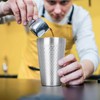 Beasea Stainless Steel Cups 15 oz, 4 Pack Large Stackable