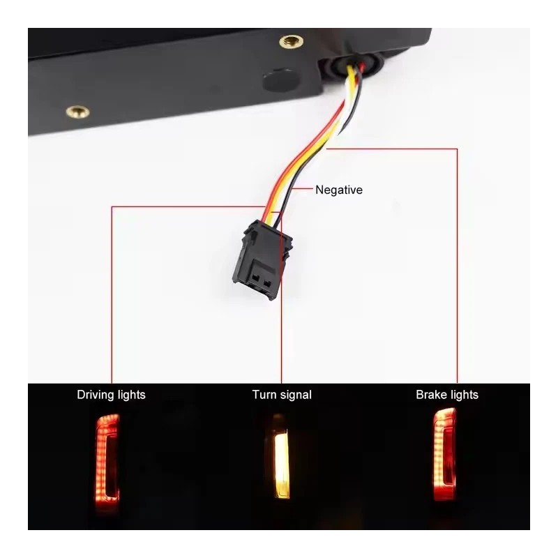 Carleo Dual Fender LED Brake Tail Turn Signal Light for