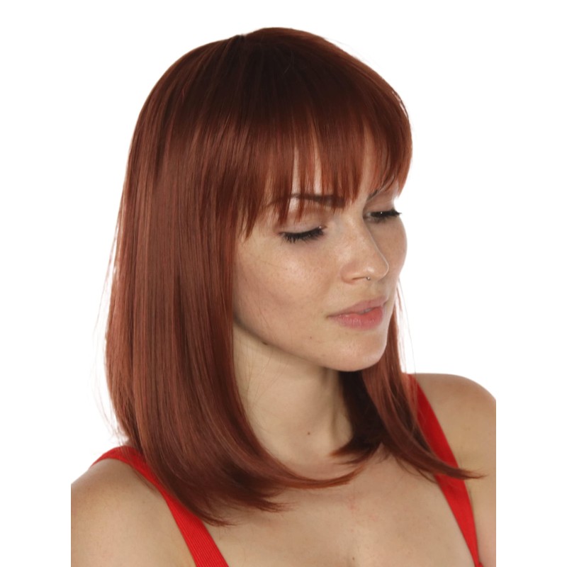 Prettyland Shimmer Medium Length Smooth, Matte, Natural, Static Free, Wig,