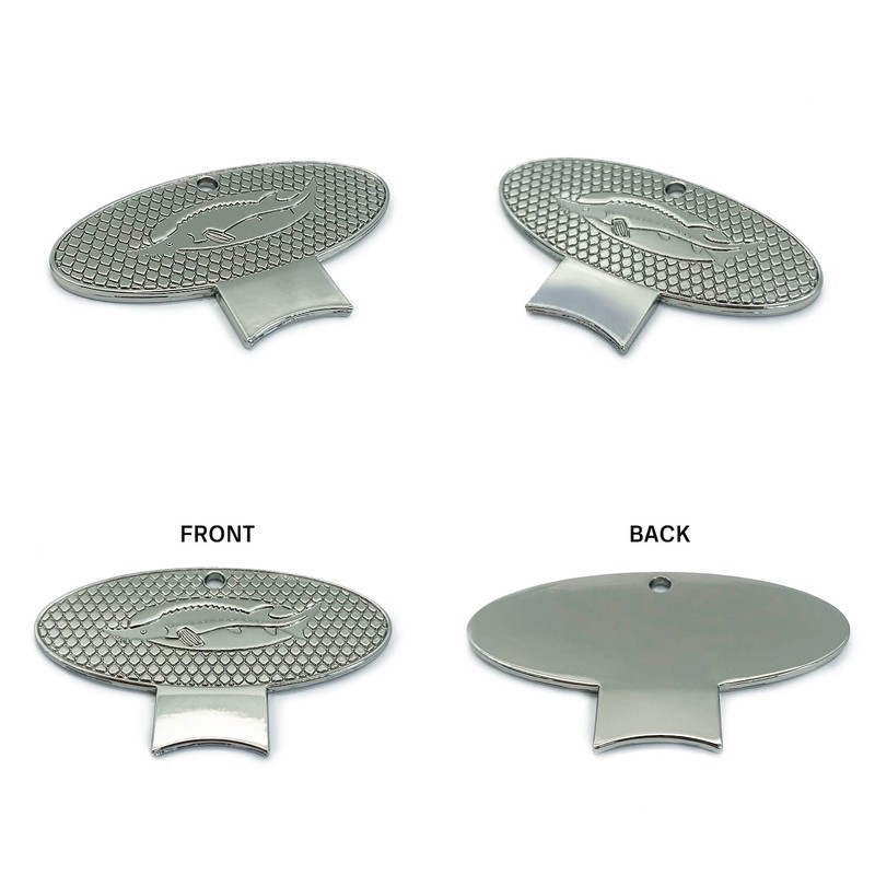 Caviar Key Tin Opener - Caviar Accessory (Oval Silver, 2