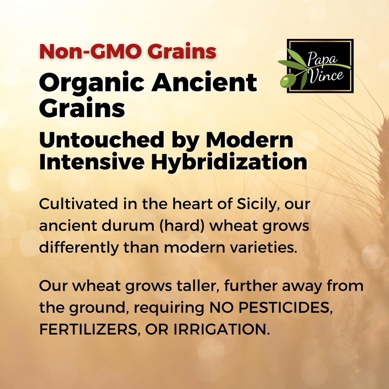 Papa Vince whole wheat pasta - Non enriched, no bleached