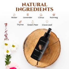 605Products - Mahogany Teakwood Air Freshener - Room Spray for Home, Bathroom, & Bedroom - Long Lasting Odor Eliminator with Essential Oils and Natural Ingredients - Home Fragrance Essential - 2 Pack