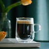 Brew To A Tea Glass Espresso Cups, Set of 4,