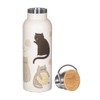 Sass & Belle Cats Metal Water Bottle
