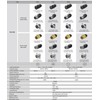CNLINKO 4 Pin Power Industrial Circular Connector, Male Plug &