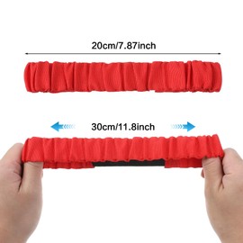 Lnngub 4 Pcs 3 Legged Race Bands,Elastic Tie Rope with 4 Assorted Colors Three Legged Race Bands for Adults Outdoor Team Game Party Supplies Carnival Field Day Relay Race Game( Red,Yellow, Blue,Green)