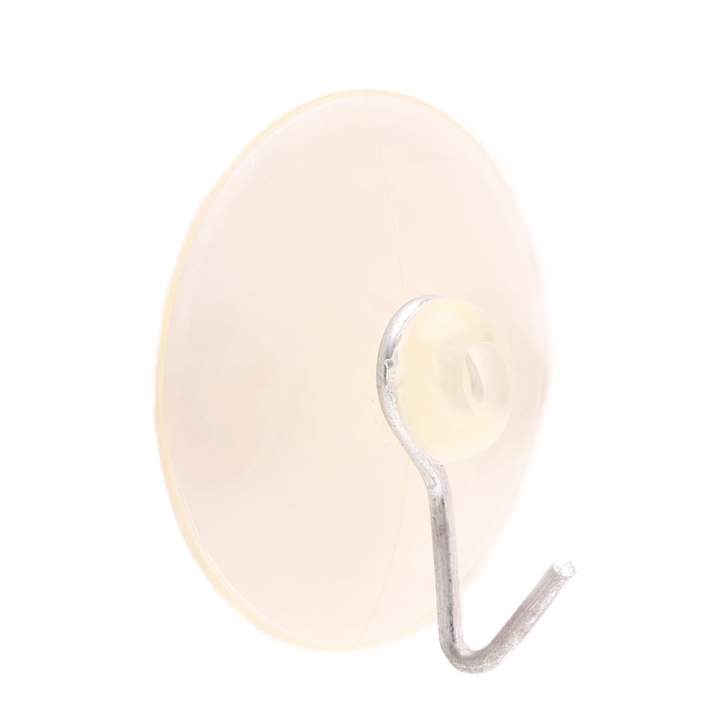 Toyland® Pack of 6-3.5cm Clear Suction Hooks - Multi Purpose