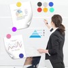 Pack of 50 Colourful Magnets, Colourful Magnetic Boards, Decorative Magnets,