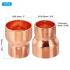 PATIKIL 1" to 3/4" ID Copper Reducer, 4pcs 99.9% Pure