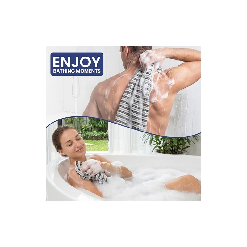 Depurador Corporal Exfoliante Ducha Limpiador Japonés Espalda Toalla Tela Lavado