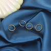 Longbeauty 4 Pieces 16G Seamless Piercing Rings Stainless Steel Septum