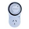 SAS Electrical 240V 10A 24-Hour Timer, White, 120 x 70