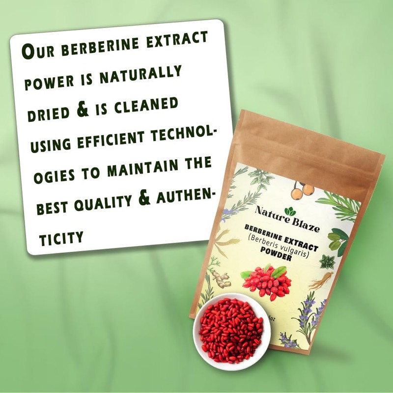 Organic Herbs Berberine Extract Powder 100 Grams