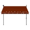 TREATLIFE HOME Enhance Outdoor Comfort with Manual Retractable Awning, Resistant